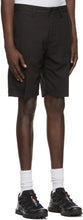 Stone Island Black Patch Bermuda Shorts