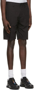 Stone Island Black Patch Bermuda Shorts