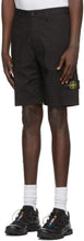 Stone Island Black Patch Bermuda Shorts