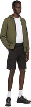 Stone Island Black Patch Bermuda Shorts