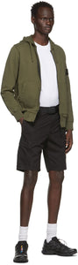 Stone Island Black Patch Bermuda Shorts