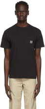 Stone Island Black Pocket T-Shirt - T-shirt de poche noire d'île en pierre - 스톤 아일랜드 블랙 포켓 티셔츠