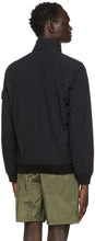 Stone Island Black Skin Touch Nylon Bomber Jacket