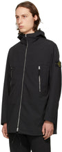 Stone Island Black e.dye Soft Shell-R Light Coat