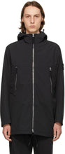 Stone Island Black e.dye Soft Shell-R Light Coat - Pierre Island Black E.Dye Soft Shell-r - 스톤 아일랜드 블랙 E.DYE 소프트 쉘 - r 라이트 코트