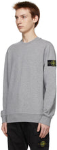 Stone Island Grey Cotton Classic Sweatshirt