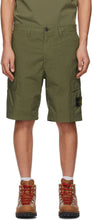 Stone Island Khaki Bermuda Shorts - Short de Bermudes Kaki Stone Island - 스톤 아일랜드 카키 버뮤다 반바지