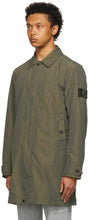 Stone Island Khaki Micro Reps Trench Coat