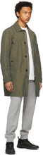 Stone Island Khaki Micro Reps Trench Coat