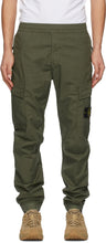 Stone Island Khaki Tapered Cargo Pants - Pantalon cargo fuselé de pierre kaki - 스톤 아일랜드 카키 테이퍼화물 바지
