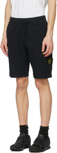 Stone Island Navy Bermuda Cargo Shorts