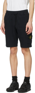 Stone Island Navy Bermuda Cargo Shorts
