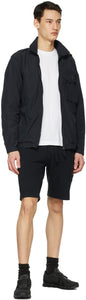 Stone Island Navy Bermuda Cargo Shorts