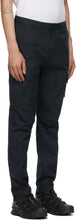 Stone Island Navy Stretch Poplin Cargo Pants