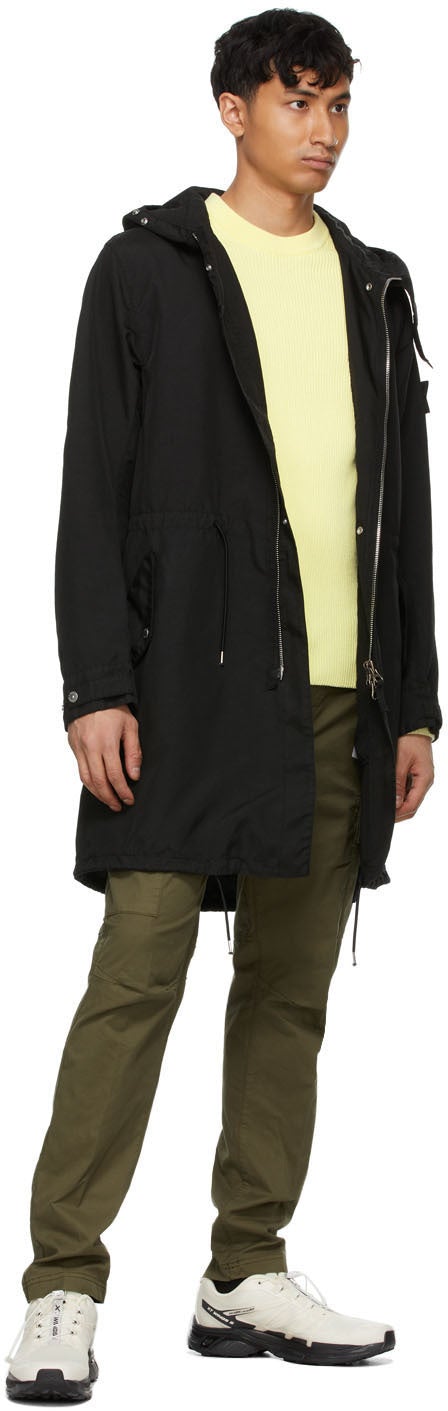 Stone Island Shadow Project Black Hollowcore Poly Light Parka