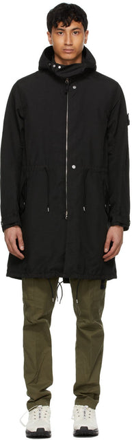 Stone Island Shadow Project Black Hollowcore Poly Light Parka - Perte Island Shadow Project Black HollowCore Poly Light Parka - 돌 섬 그림자 프로젝트 블랙 hollowcore poly light parka.