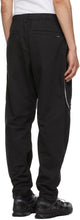 Stone Island Shadow Project Black Zip Vent Trousers