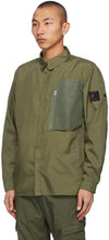 Stone Island Shadow Project Khaki Vented Overshirt