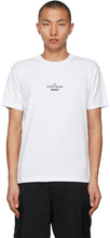 Stone Island White 'Archivio' Project T-Shirt - T-shirt de projet "Archivio" de Stone Island White - 스톤 아일랜드 화이트 'Archivio'프로젝트 티셔츠