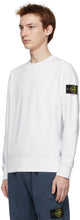 Stone Island White Cotton Classic Sweatshirt