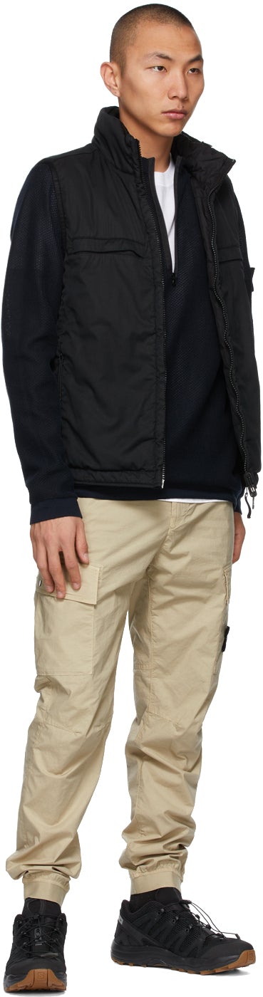 Stone Island White 'Fissato' Treatment T-Shirt