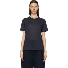Studio Nicholson Navy Kemi T-Shirt - Studio Nicholson Navy Kemi T-shirt - 스튜디오 니콜슨 해군 Kemi 티셔츠