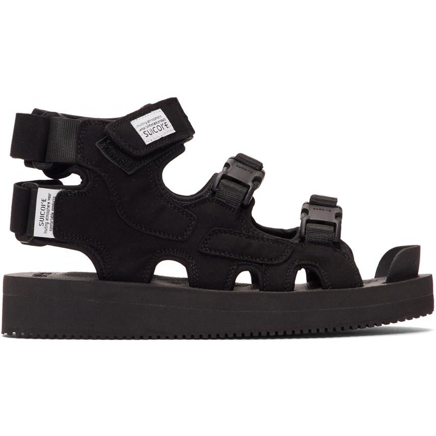 Suicoke Black BOAK V Sandals BlackSkinny