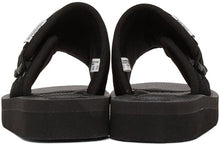 Suicoke Black MURA-VS Sandals