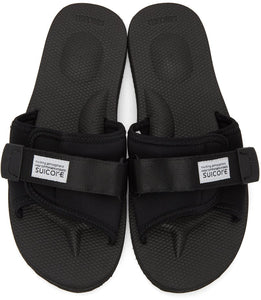 Suicoke Black PADRI Sandals