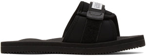 Suicoke Black PADRI Sandals - Sandales SUICOOKES NOIR PADRI - 검은 파드리 샌들 Suricoke