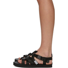Suicoke Black SAMA Sandals
