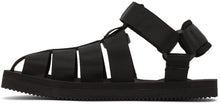 Suicoke Black SHACO Sandals