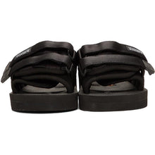Suicoke Black Suede MOTO-VS Sandals