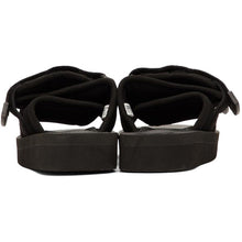 Suicoke Black Suede MOTO-VS Sandals