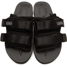 Suicoke Black Suede MOTO-VS Sandals
