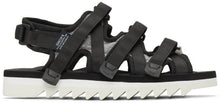 Suicoke Black ZIP-3 Sandals - Sandales Black Zip-3 Suicoke Noir - 검은 ZIP-3 샌들 SURICOKE