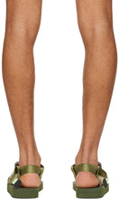 Suicoke Green CHIN2-CA Sandals