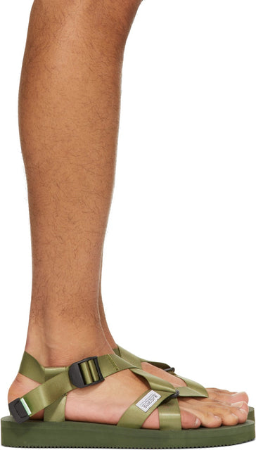 Suicoke Green CHIN2-CA Sandals - Sandales de suicoke Vert Chin2-CA - 녹색 chin2-ca 샌들 Suricoke