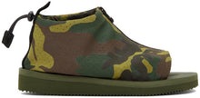 Suicoke Green Camo EVO-ab Sandals - Sandales Vert Camo Camo AB SUICOISE - Suricoke 녹색 카모 Evo-Ab 샌들