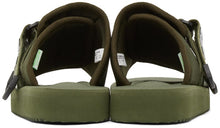 Suicoke Green KAW-CAB Sandals