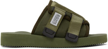 Suicoke Green KAW-CAB Sandals - Sandales SUICOOKES GREEN CAB-CAB - Suricoke 녹색 kaw-cab 샌들