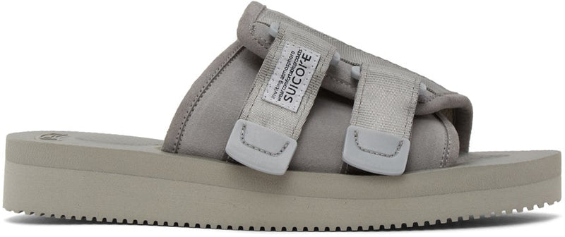 Suicoke Grey KAW VS Sandals BlackSkinny