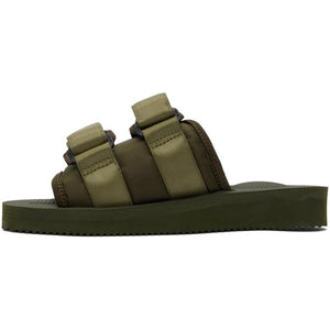 Suicoke Moto-Cab Double-Strap Sandals - Green