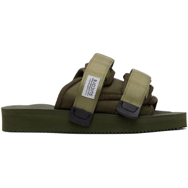 Suicoke Khaki MOTO-CAB Sandals - Sandales SUICOOKES KHAKI MOTO-CAB - Suicoke Khaki Moto-Cab 샌들