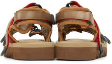 Suicoke Tan ZIP-3 Sandals