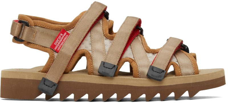 Suicoke Tan ZIP 3 Sandals BlackSkinny