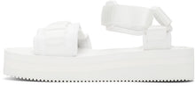 Suicoke White CEL-VPO Sandals