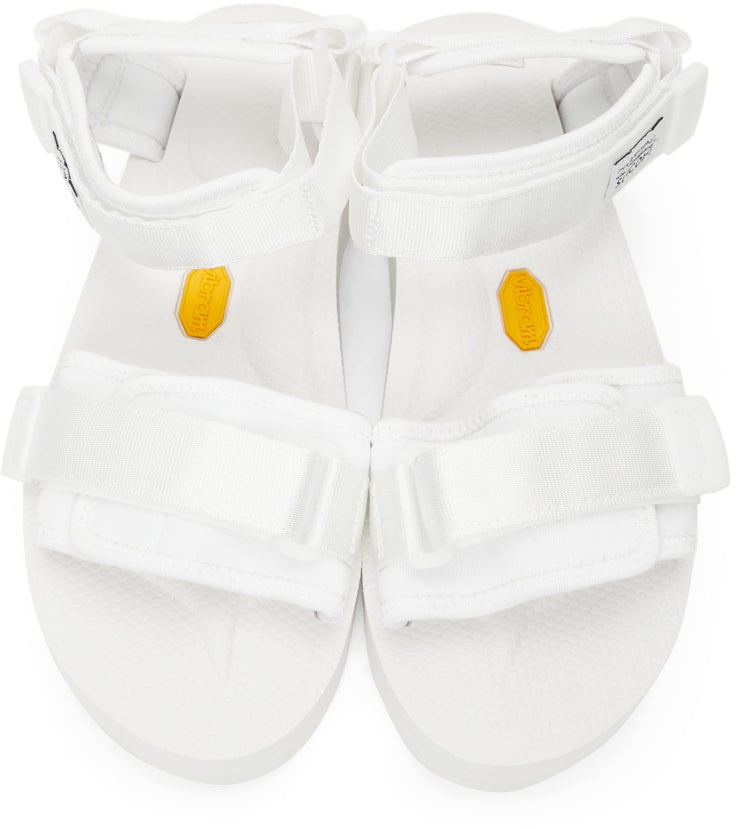 Suicoke White CEL-VPO Sandals