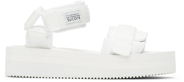 Suicoke White CEL-VPO Sandals - Sandales suicoke Blanc Cel-VPO - suicoke 흰색 cel-vpo 샌들