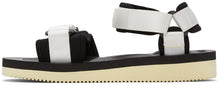 Suicoke White Cel-V Sandals